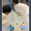 Induction Luminous Animal Floating Light Fishing Fish Sensing Water Toys Children's Baby Bath Toys Floating Light Up Bath Toy