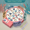 Fishing Toys For Children Boys Girls Magnetic Fish Game Electric Musical Rotating Board Play Outdoor Sports Educational Toys Kid