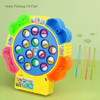 Fishing Toys For Children Boys Girls Magnetic Fish Game Electric Musical Rotating Board Play Outdoor Sports Educational Toys Kid