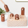 Children Montessori Toys Wooden Catching Mouse Fishing Table Game Kids Fine Motor Skill Training Preschool Educational Toys