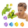 New Summer Plastic Baby Crocodile Bath Toys Fishing Catching Games For Toddlers kids toys for playing water
