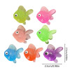 10pcs Mini Goldfish Figurines Fishing Toys Realistic Interactive Soft Tiny Fish Bulk For Fish Tank Sketching Props Decoration