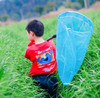 Stainless steel children's insect catching net, butterfly net, telescopic fishing net, shrimp small fishing net pocket
