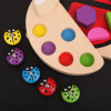 Kids Wooden Magnetic Fishing Toys Early Educational Toys for Children Catch Ladybug Game for Child Birthday Gift