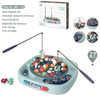 2023 kids toy play house simulation baby fishing children's electric rotating music light parent-child interaction for gift