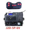 J2D-7P-6V J4D-7P-12V J2D-5P-6V Children's Electrical Toy Controller RC 2.4Ghz Receiver Electric Four-Wheel Car Bluetooth