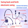 DIY 12V 200W children's electric car harness with wire,switch and remote control receiver 4WD Ride On Toys Accessories