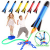 Kid Air Rocket Foot Pump Launcher Outdoor Air Pressed Stomp Soaring Rocket Toys Child Play Set Jump Sport Games Toys For Childre