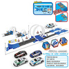 Hot Stunt Speed Double Car Wheels Model Racing Track Diy Assembled Rail Kits Catapult Rail Car Racing Boy Toys for Children Gift