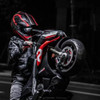 Aprilia Licensed 12V Kids Motorcycle Electric Motorcycle Ride On Toy w/ Training Wheels Spring Suspension LED Lights Bluetooth