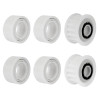 Guide Wheels Replacement 2 Pulley Gears Replacement Accessories Pool Cleaner Enhancement Sturdy Replacement Parts 4PCS Set For