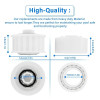 Guide Wheels Replacement 2 Pulley Gears Replacement Accessories Pool Cleaner Enhancement Sturdy Replacement Parts 4PCS Set For