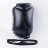 20L Waterproof Bag PVC Inflatable Swim Float Bag for Water Sports (Black)