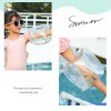 2pcs Children Swimming Arm Ring Inflatable PVC Swimming Armband Arm Float Air Sleeves Circle For Learning Swim Trainer Dropship