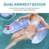 Inflatable Water Hammock Multi-purpose Glitter Water Toy Pool Accessories Suitable for Enjoy Sunbathing SP99