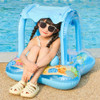 PVC Swimming Lifebelt Ring Wear-Resistant Children Swimming Pool Floaters Soft Unisex Reusable Convenient for Beach Party