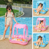 PVC Swimming Lifebelt Ring Wear-Resistant Children Swimming Pool Floaters Soft Unisex Reusable Convenient for Beach Party