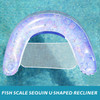 New Hot Swimming Pool Floating Chair Multi-purpose Glitter Water Toy Pool Accessories Suitable for Poolside Bachelorette Party