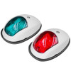 8 LED Navigation Lights For Boats Yacht Lights Waterproof Sailing Lamp Signal Boat Accessories Marine Green Red 12V 2Pcs