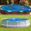 PVC Airtight Pool Pillow Cold-Resistant Pools Float Mat with Rope Swim Pools Floating Pillows Round/Square Outdoor Pool Supplies
