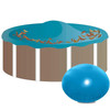 PVC Airtight Pool Pillow Cold-Resistant Pools Float Mat with Rope Swim Pools Floating Pillows Round/Square Outdoor Pool Supplies