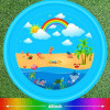 170cm Kids Inflatable Water spray pad Round Water Splash Play Pool Playing Sprinkler Mat Yard Outdoor Fun Swimming Beach Pools