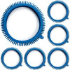 896584000-143 Pool Cleaner Tires Kit Replacement For Pool Cleaners 2X,4X,Pool Tire 6Pcs Blue