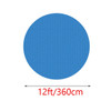 8/10/12/15 FT Swimming Pool Cover Protector PE Insulation Film Foot Above Ground Dustproof Blue Protection Pool Solar Cover Film