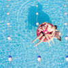 5.5m Lane Line Dividing Lines with 11 Floats & 2 Hooks Swimming Pool Safety Separation Line for Swimming Competition