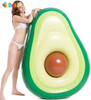 Doki Inflatable Avocado Play With Inflatable Floating Row Floating Bed Swimming Ring Lounge Chair With A Ball Avocado Floating