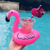 60 Pcs Inflatable Drinks Cup Toy Holder Pool Floats Bar Coasters Floatation Devices Children Bath Toy