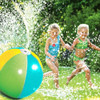 Rainbow Ball Iatable Sprinkler Beach Ball Water Balloon Summer Outdoor Kids Swimming Toy Puffer Fish Water Spray Ball
