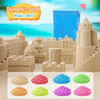 Dynamic Sand Magic Clay Beach Sand Colored Space Sand Educational Toy Mould Tools Hydrophobic Anti Stress Toys for Children