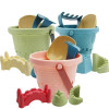 Summer Beach Toy for Kids Soft Silicone Sandbox Set Beach Game Toy for Send Children Beach Play Sand Water Play Tools Beach Cart