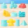 18 Sets of Children's Beach Toy Sets Hourglass Baby Travel Outdoor Tools With Sand Rake Watering Cans Shovel Rake Model