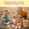 9PCS/8PCS Summer Beach Set Toys For Kids Digging Sand Plastic Bucket Watering Bottle Shovels Children Beach Water Game Toys Tool