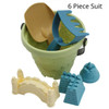Children's Castle Sand Digging Sets Sand Scoop Summer Toy Beach Toys Sand Box for Kids Outdoor Baby Educational Interactive Gift