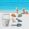 Children Beach Toys Kids Slicone Summer Dig Sand Tool With Shovel Water Outdoor Play Sandbox Set Toy For Boys Girls