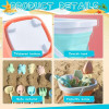 Kids Beach Sand Toys Set Toy Shovels For Digging Bulk With Foldable Bucket And Animal Mold Summer Beach Toys Sand Bucket Set