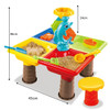 1 Set Children Beach Table Sand Play Toys Set Baby Water Sand Dredging Tools Color Random Outdoor Beach Table Play Sand Pool Set