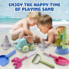 13 PCS Beach Toy Set Play Sand Tools Accessories Soft Straw Children Summer Toys for Kids Gifts Water Play Tools Swim Game