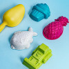 13 PCS Beach Toy Set Play Sand Tools Accessories Soft Straw Children Summer Toys for Kids Gifts Water Play Tools Swim Game