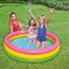 Round Inflatable Swimming Pool Creative Float Accessories Rainbow Paddling Pool Tub Tricyclic PVC Play Sensory Place Mat Kids