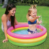 Round Inflatable Swimming Pool Creative Float Accessories Rainbow Paddling Pool Tub Tricyclic PVC Play Sensory Place Mat Kids