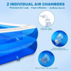 Large Inflatable Swimming Pool 2- 3M Pools for Adult Family Rectangular Bath Tub Summer Outdoor Indoor Water Games for Kids