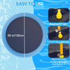 Kids Dog Anti-Slip Splash Pad Thick Sprinkler Pool Summer Outdoor Water Toys Fun Backyard Fountain Play Mat for Children Gift