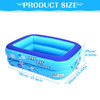 Thickening Inflatable Swimming Pool Family Summer Outdoor Water Play Pool Bathtub with Bubble Bottom for Kids 43x28x15inch Thickening Inflatable Swimming Pool Family Summer Outdoor Water Play Pool Bathtub with Bubble Bottom for Kids 43x28x15inch