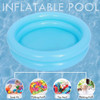 60CM Portable Indoor Outdoor Baby Swimming Pool Inflatable Children Basin Bathtub Garden Interactive Playing Toy