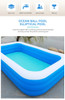 Inflatable Swimming Pool 3/2.6/2M ICollapsible Large Size Paddling Pools Family Summer Indoor Outdoor Party Toys Children Gifts