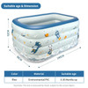 Baby swimming pool Inflatable Large Pool For Infant Kids Above Ground Pools Kids Indoor Swim Pools Children